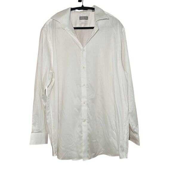 Michael Kors - Men's White Airsoft Stretch - Dress Shirt - Size XL - Picture 1 of 12